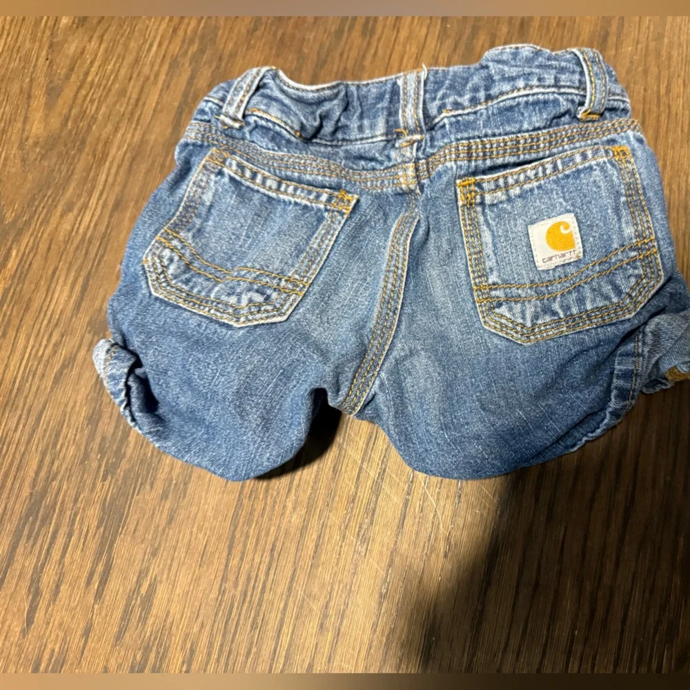 Carhartt Kids Blue girls Denim Shorts size 2T